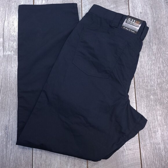 5.11 Tactical Pants Mens 44x36 Navy Taclite Ripstop Jean Cut Mid Rise Straight - Picture 1 of 9